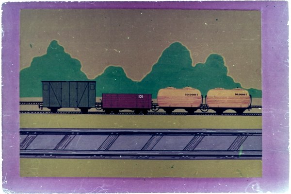 Diapozitiv: Tren marfar